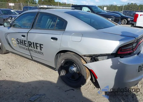 2021 Dodge Charger Police Rwd z USA, uszkodzony, nr VIN 2C3CDXAT8MH643477
